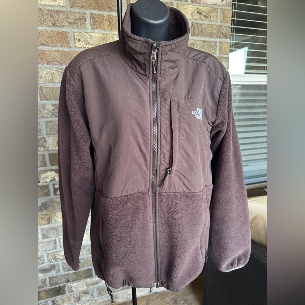 The North Face Women's Denali Fleece Jacket  Brown Size L - Picture 2 of 10